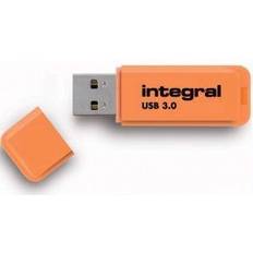 Integral 64 GB USB-minnen Integral Neon 64GB USB 3.0