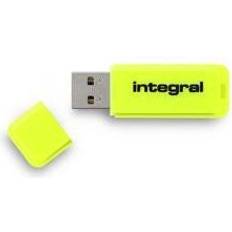 Integral 64 GB USB-minnen Integral Neon 64GB USB 2.0