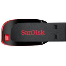 64 GB Minneskort & USB-minnen SanDisk Cruzer Blade 64GB USB 2.0
