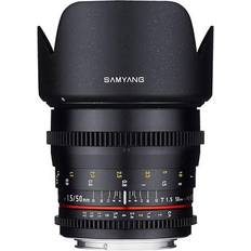 Samyang Sony E (NEX) - ƒ/1.25 Kameraobjektiv Samyang 50mm T1.5 AS UMC VDSLR for Sony E