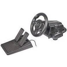 Tracer Ratt- & Pedalset Tracer Drifter Steering Wheel with Pedal - Black