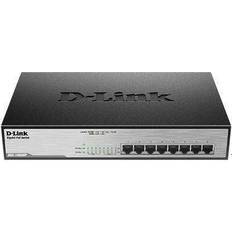 D-Link Gigabit Ethernet - PoE+ Switchar D-Link DGS-1008MP