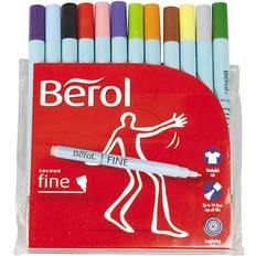 Berol Pennor Berol Twisted Fine Fibre Tipped Pen 0.6mm 12-pack