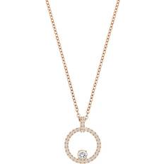 Swarovski Halsband Swarovski Creativity Cirkel Necklace - Rose Gold/White