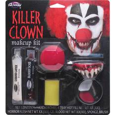 Fun World Clowner Maskeradkläder Fun World Mördarclown Sminkset