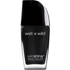 Wet N Wild Guld Nagelprodukter Wet N Wild Shine Nail Color Black Creme