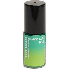 Layla Cosmetics Nagellack Layla Cosmetics Thermo Polish Effect #2 Dark to Light Green 5ml