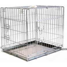 Zooplus Hundar - Hundburar & Transportväskor Husdjur Zooplus Dog Double Door Crate L