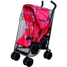 BabyTrold Transparent Barnvagnstillbehör BabyTrold Umbrella Stroller Raincover