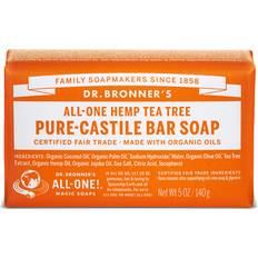 Dr. Bronners Bad- & Duschprodukter Dr. Bronners Pure Castile Bar Soap Tea Tree 140g