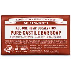 Dr. Bronners Bad- & Duschprodukter Dr. Bronners Pure Castile Bar Soap Eucalyptus 140g