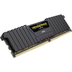 2666 MHz - 64 GB - DDR4 - Svarta RAM minnen Corsair Vengeance LPX Black DDR4 2666MHz 4x16GB (CMK64GX4M4A2666C16)
