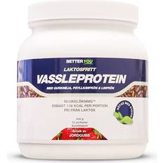 Jordgubbar Proteinpulver Better You Vassleprotein Laktosfritt Jordgubb 400g