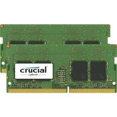 16 GB - 2400 MHz - SO-DIMM DDR4 RAM minnen Crucial SO-DIMM DDR4 2400MHz 2x8GB (CT2K8G4SFS824A)