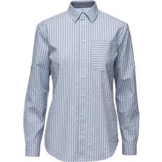 G-Star Dam Skjortor G-Star Core Bf Pkt Shirt L - Laundry Blue/White/Lavendel Blue