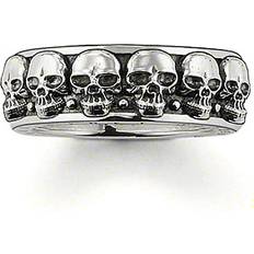 Thomas Sabo Herr Ringar Thomas Sabo Skull Ring - Silver/Black