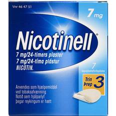 Nikotinplåster Receptfria läkemedel Nicotinell 7mg 7 st Plåster