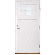 Leksandsdörren Smedby External Door Single Door S 0502-Y  L (90x200cm) Ytterdörr Klarglas S 0502-Y V (90x200cm)