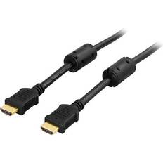 Deltaco HDMI-kablar - Standard HDMI-Standard HDMI Deltaco Ferrite HDMI - HDMI 5m