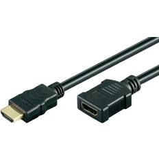 Goobay HDMI-kablar - Hane - Hona - Standard HDMI-Standard HDMI Goobay HDMI - HDMI High Speed with Ethernet M-F 3m