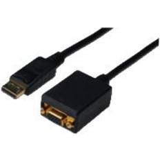 MicroConnect DisplayPort-kablar MicroConnect VGA - DisplayPort M-F 0.2m