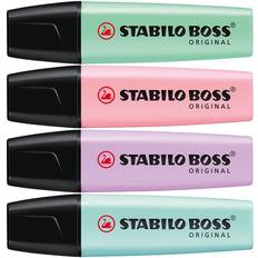 Markers Stabilo Boss Original Pastel Colored Marker 4-pack