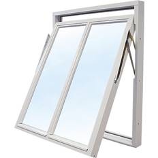 Effektfönster Vridfönster Effektfönster VFP Trä Vridfönster 3-glasfönster 100x110cm