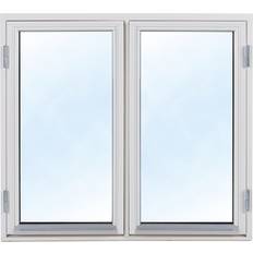 Sidohängda fönster Effektfönster M12 Trä Sidohängt fönster 3-glasfönster 90x50cm