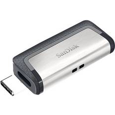 256 GB - USB 3.0/3.1 (Gen 1) - USB Type-C USB-minnen SanDisk Ultra Dual 256GB USB 3.1 Type-C