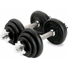 20 kg - Justerbara hantlar York Fitness Cast Iron Dumbbell Set 20kg