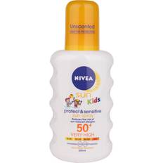 Nivea Anti-pollution Solskydd & Brun utan sol Nivea Sun Kids Protect & Sensitive Sun Spray SPF50+ 200ml