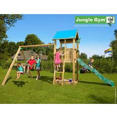 Jungle Gym Plastleksaker Utomhusleksaker Jungle Gym Castle 2 Swing