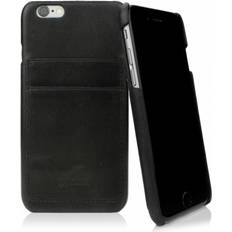 Caseual Svarta Plånboksfodral Caseual Leather Back Case (iPhone 6/6S)
