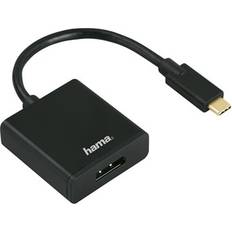 DisplayPort-kablar - Skärmad Hama USB-C - DisplayPort M-F