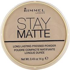 Dermatologiskt testad Puder Rimmel Stay Matte Pressed Powder #005 Silky Beige