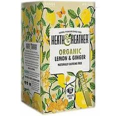 Heath & Heather Koffeinfritt Te Heath & Heather Organic Lemon & Ginger 20st 1pack