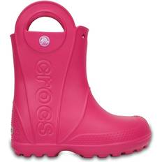Vattentäta Gummistövlar Barnskor Crocs Kid's Handle It Rain Boot - Candy Pink