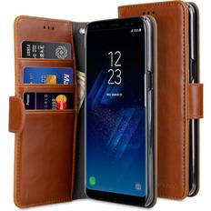 Melkco Läder / Syntet Mobilfodral Melkco Mini PU Leather Wallet Book Clear Type Case (Galaxy S8 Plus)