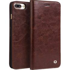Qialino Mobiltillbehör Qialino Classic Leather Wallet Case (iPhone 7)