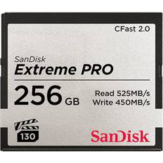 SanDisk 256 GB Minneskort SanDisk Extreme Pro CFast 2.0 525/450MB/s 256GB