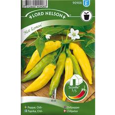 Paprika Grönsaksfröer Nelson Garden Chilipeber Hot Lemon 7 pack