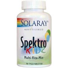 Bär - Multivitaminer Vitaminer & Mineraler Solaray Spektro Kids Berry 90 st