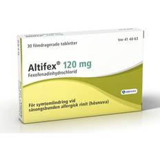 Astma & Allergi Receptfria läkemedel Altifex 120mg 30 st Tablett