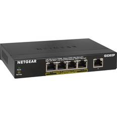 Netgear Gigabit Ethernet - PoE Switchar Netgear GS305P