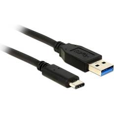 DeLock Rund - USB A-USB C - USB-kabel Kablar DeLock USB A - USB B 3.1 0.5m