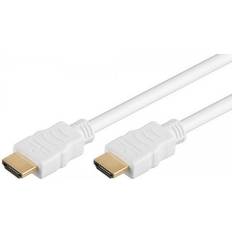Goobay HDMI-kablar - Standard HDMI-Standard HDMI - Vita Goobay HDMI - HDMI High Speed with Ethernet 0.5m
