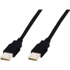 Assmann USB-kabel Kablar Assmann USB A-USB A 2.0 1.8m