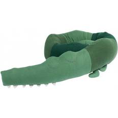 Sebra Multifärgade Kuddar Sebra Sleepy Croc Knitted Cushion
