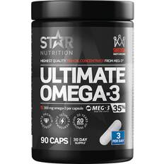 Star Nutrition Fettsyror Star Nutrition Ultimate Omega-3 1000mg 90 st