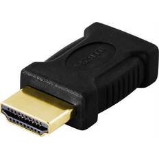 Kabeladaptrar Kablar Deltaco HDMI - HDMI Mini Adapter M-F